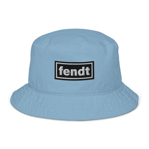 The Tractor Mugs Store Slate Blue Oasis Style Fendt | Organic bucket hat Quality Farmers Merch