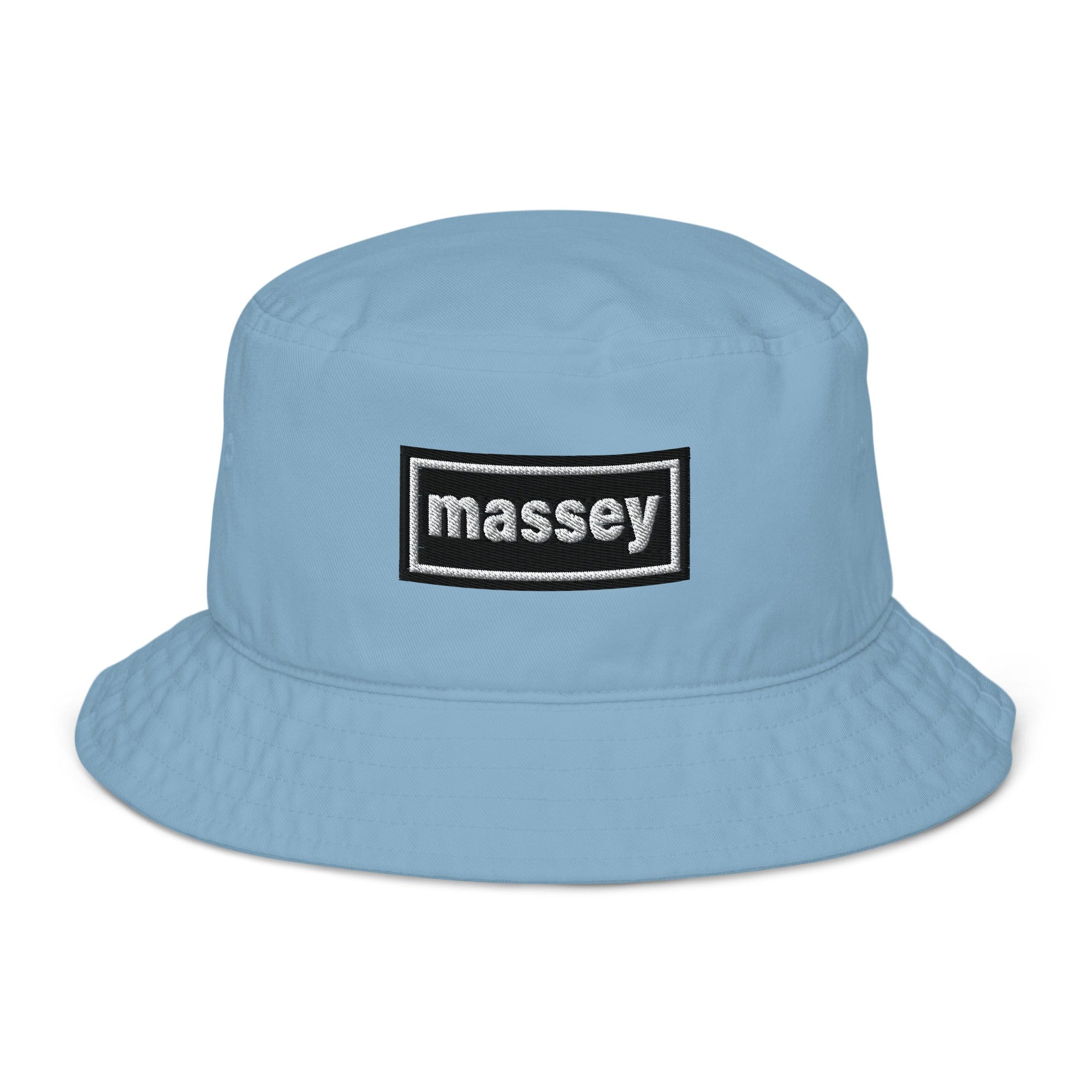 The Tractor Mugs Store Slate Blue Oasis Style Massey | Organic bucket hat Quality Farmers Merch