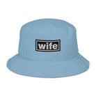 The Tractor Mugs Store Slate Blue Oasis Style Wife | Organic bucket hat Quality Farmers Merch