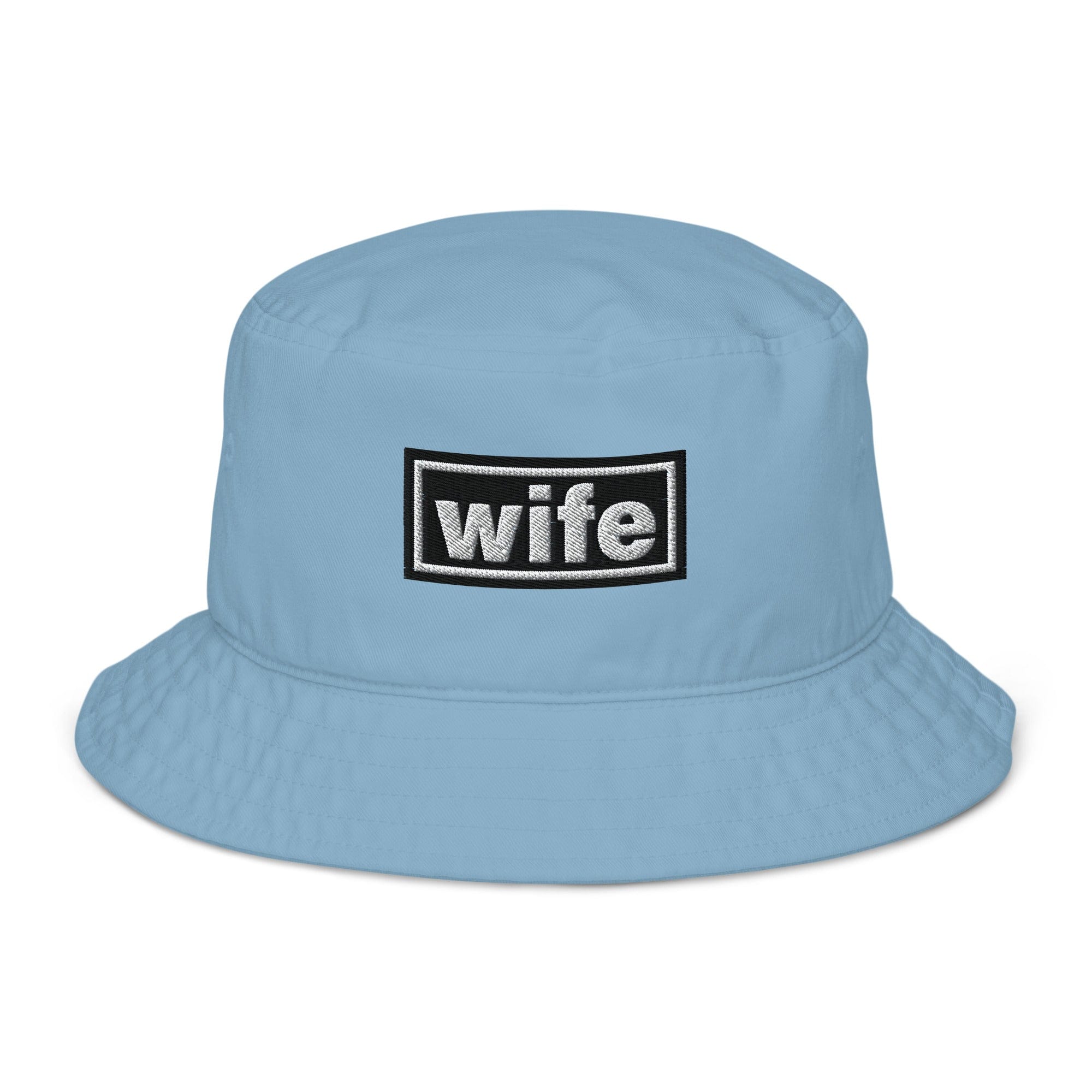 The Tractor Mugs Store Slate Blue Oasis Style Wife | Organic bucket hat Quality Farmers Merch