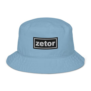 The Tractor Mugs Store Slate Blue Oasis Style Zetor | Organic bucket hat Quality Farmers Merch