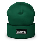 The Tractor Mugs Store Spruce OASIS Style 'Cows' | Cuffed Beanie Quality Farmers Merch