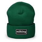 The Tractor Mugs Store Spruce OASIS Style 'Milking' | Cuffed Beanie Quality Farmers Merch