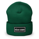 The Tractor Mugs Store Spruce OASIS Style 'Nice Cows' | Cuffed Beanie Quality Farmers Merch