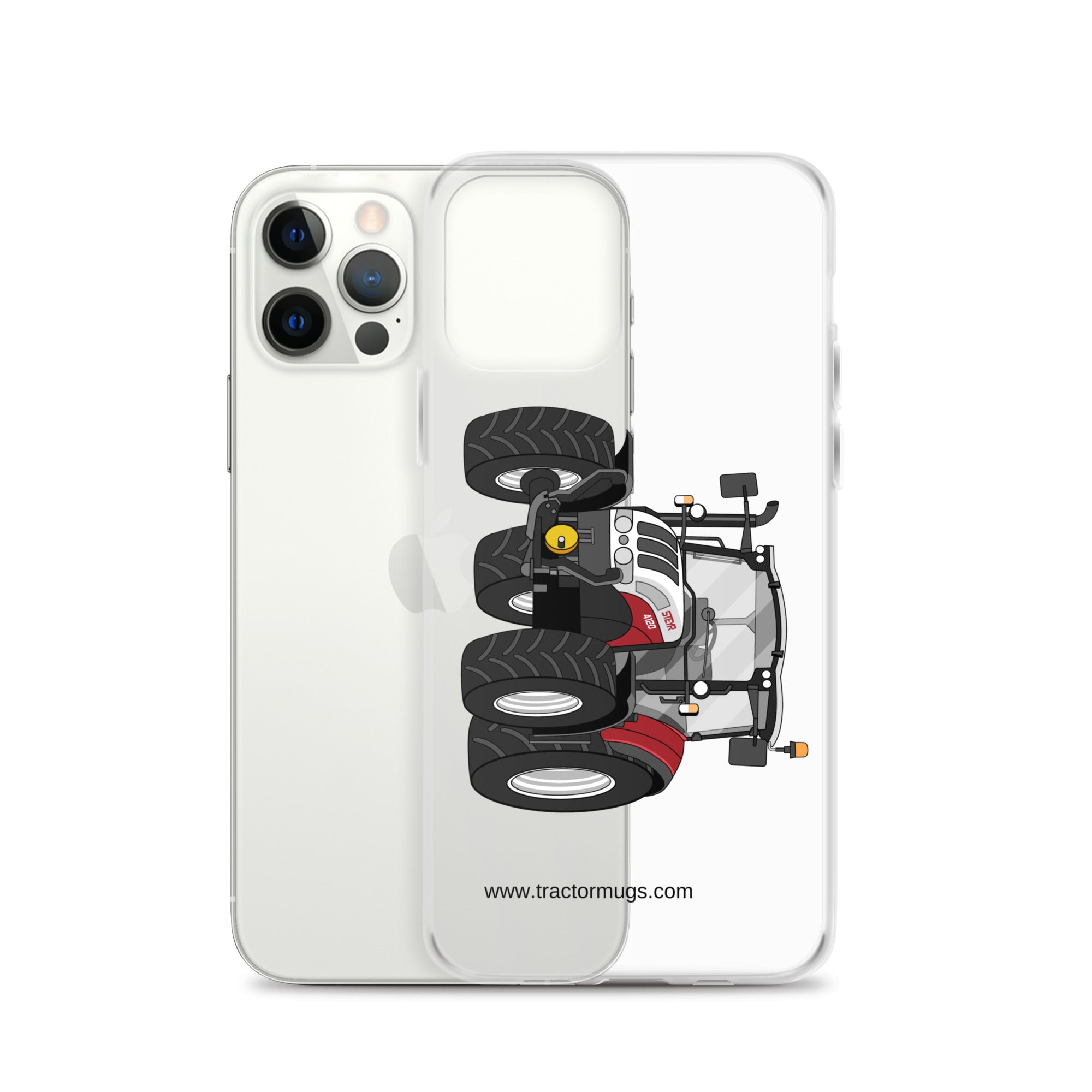 The Tractor Mugs Store Steyr 4120 Plus | Clear Case for iPhone® Quality Farmers Merch