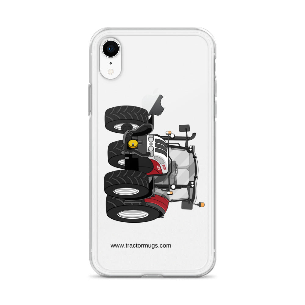 The Tractor Mugs Store Steyr 4120 Plus | Clear Case for iPhone® Quality Farmers Merch