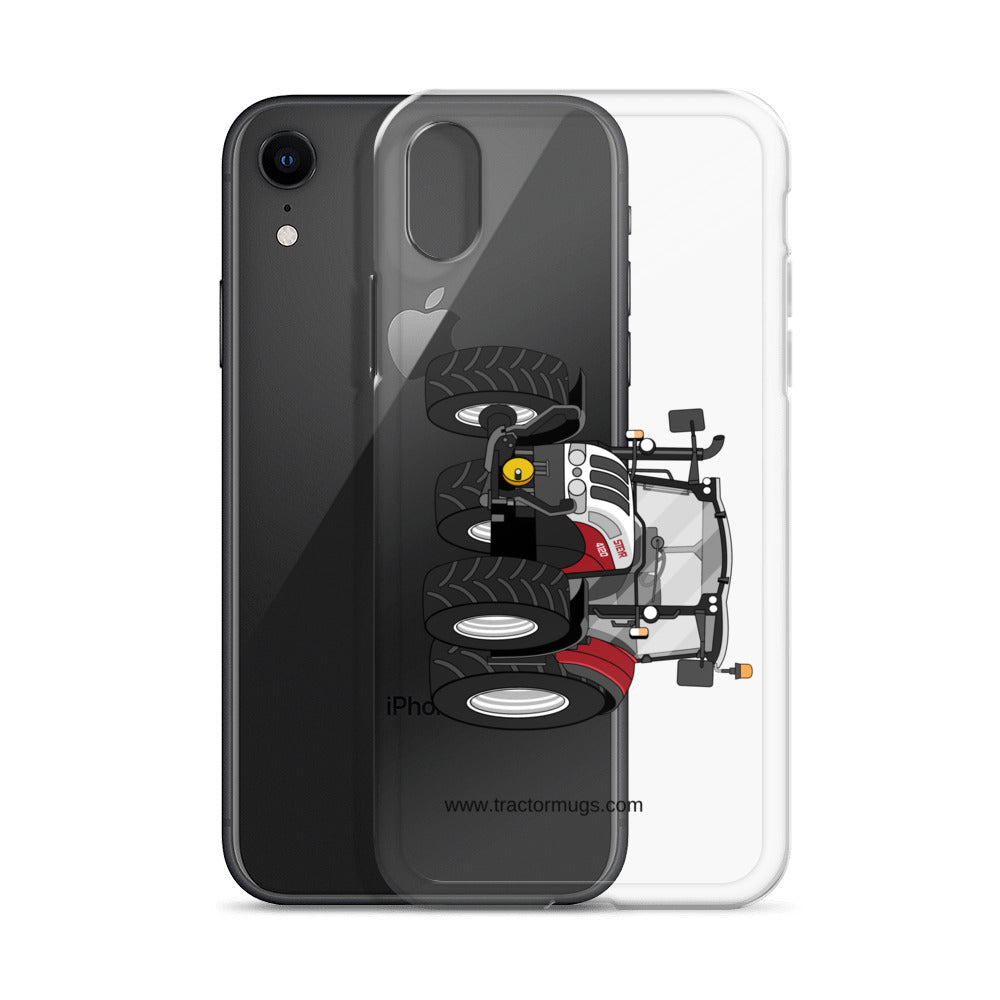 The Tractor Mugs Store Steyr 4120 Plus | Clear Case for iPhone® Quality Farmers Merch