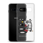 The Tractor Mugs Store Steyr 4120 Plus | Clear Case for Samsung® Quality Farmers Merch