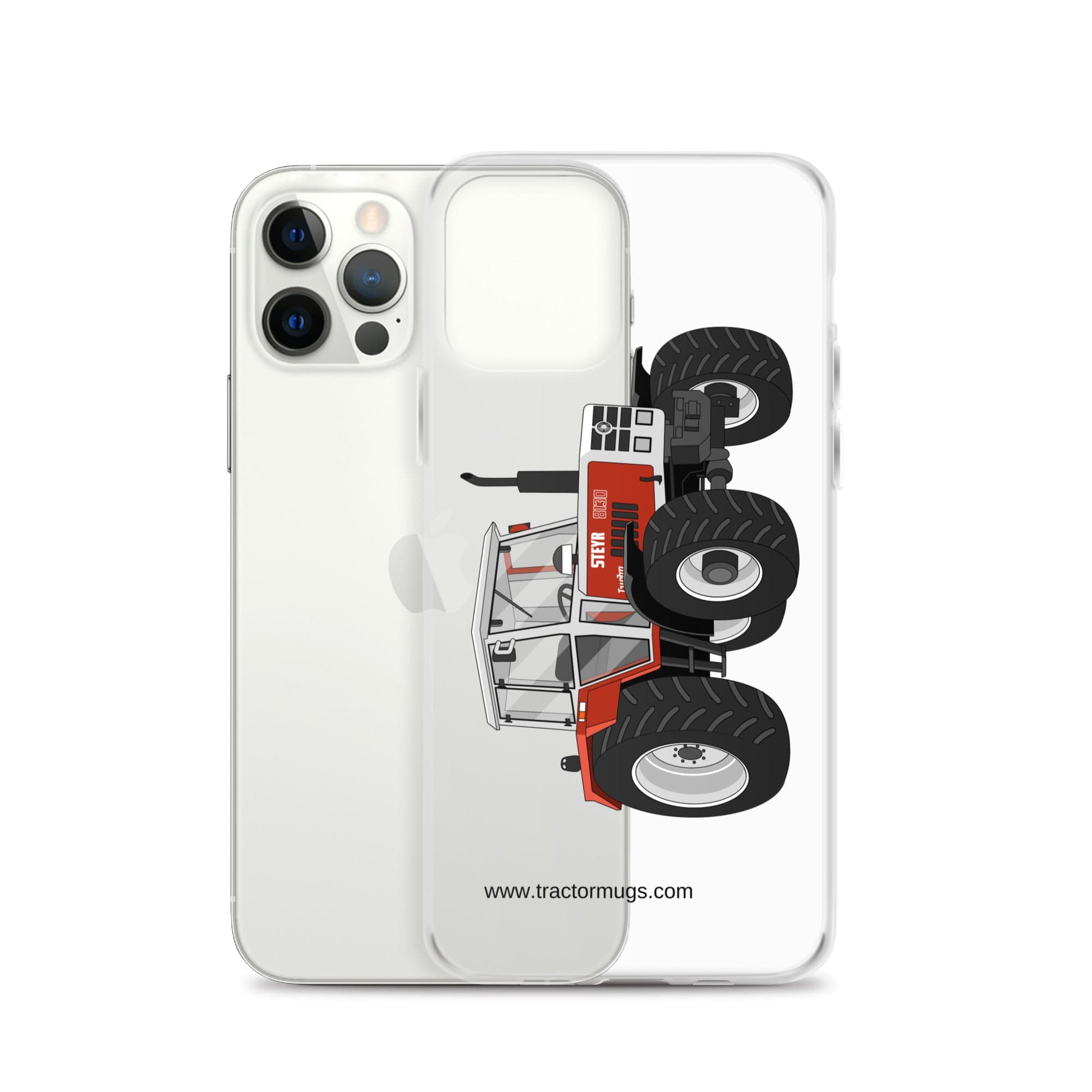 The Tractor Mugs Store Steyr 8130 | Clear Case for iPhone® Quality Farmers Merch
