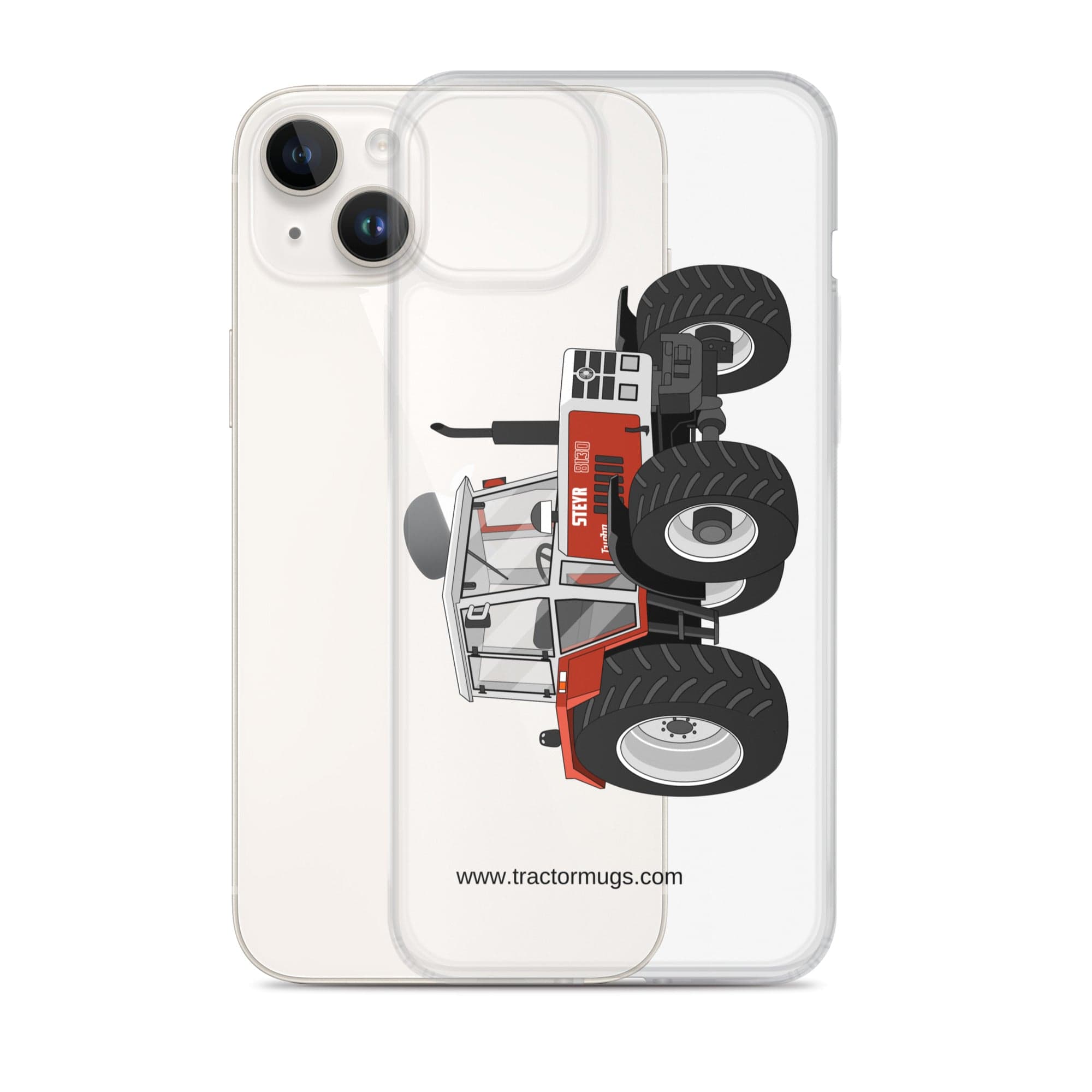 The Tractor Mugs Store Steyr 8130 | Clear Case for iPhone® Quality Farmers Merch