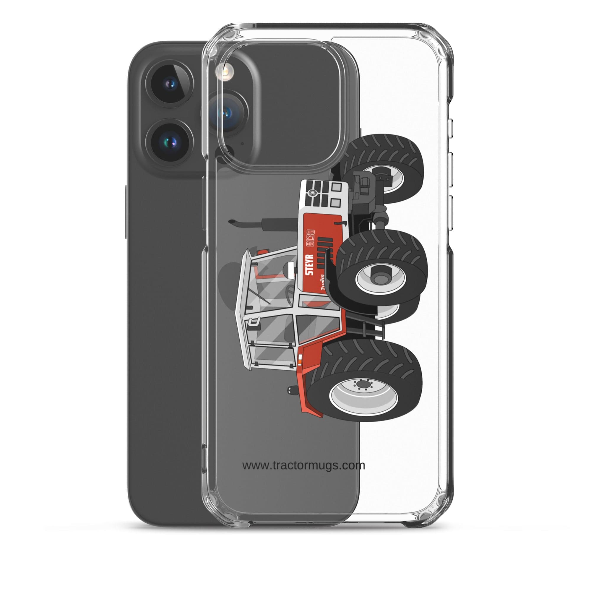 The Tractor Mugs Store Steyr 8130 | Clear Case for iPhone® Quality Farmers Merch
