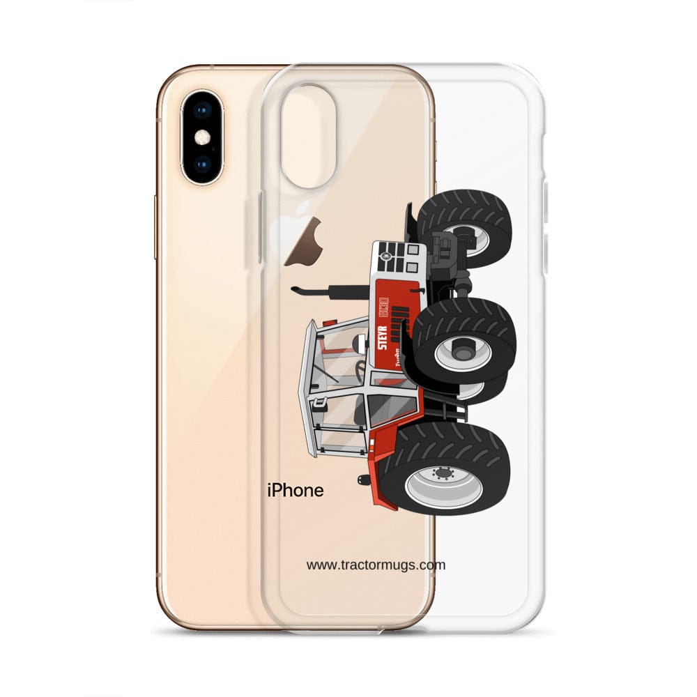 The Tractor Mugs Store Steyr 8130 | Clear Case for iPhone® Quality Farmers Merch