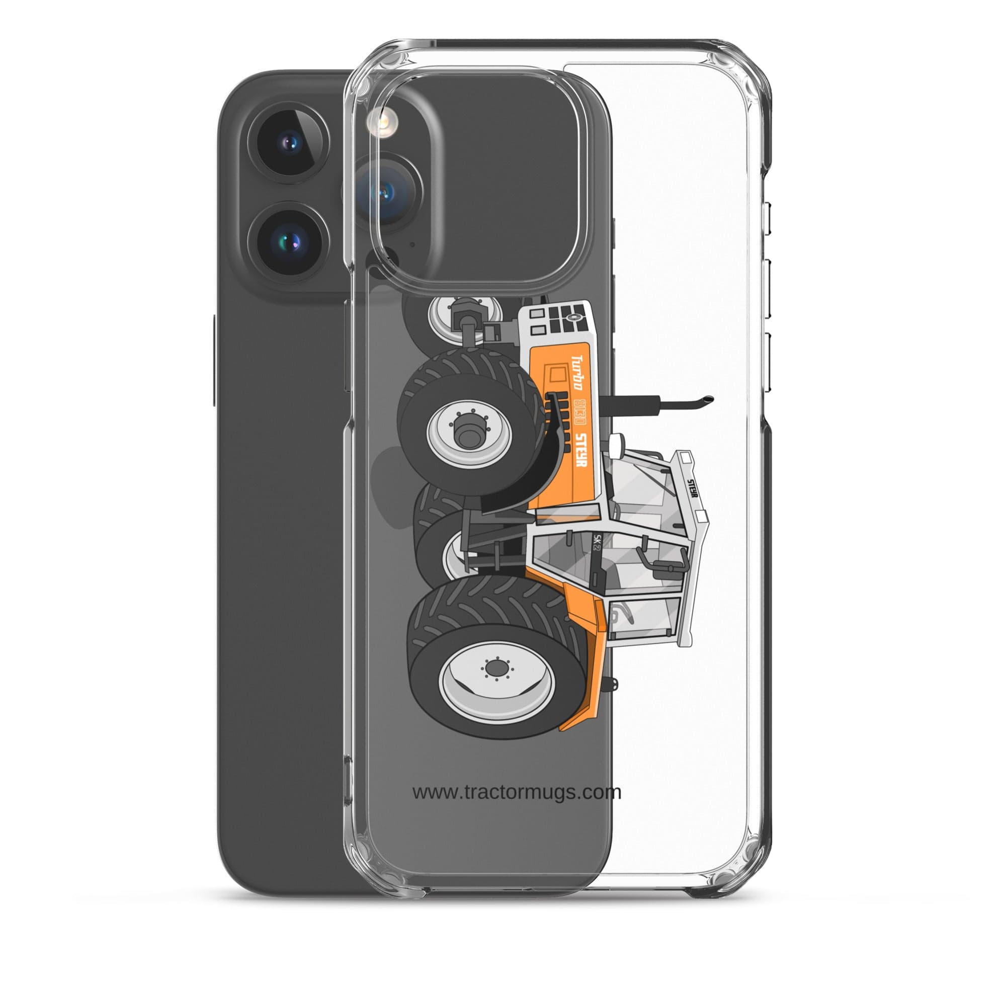 The Tractor Mugs Store Steyr SK 8130 Kommunal | Clear Case for iPhone® Quality Farmers Merch