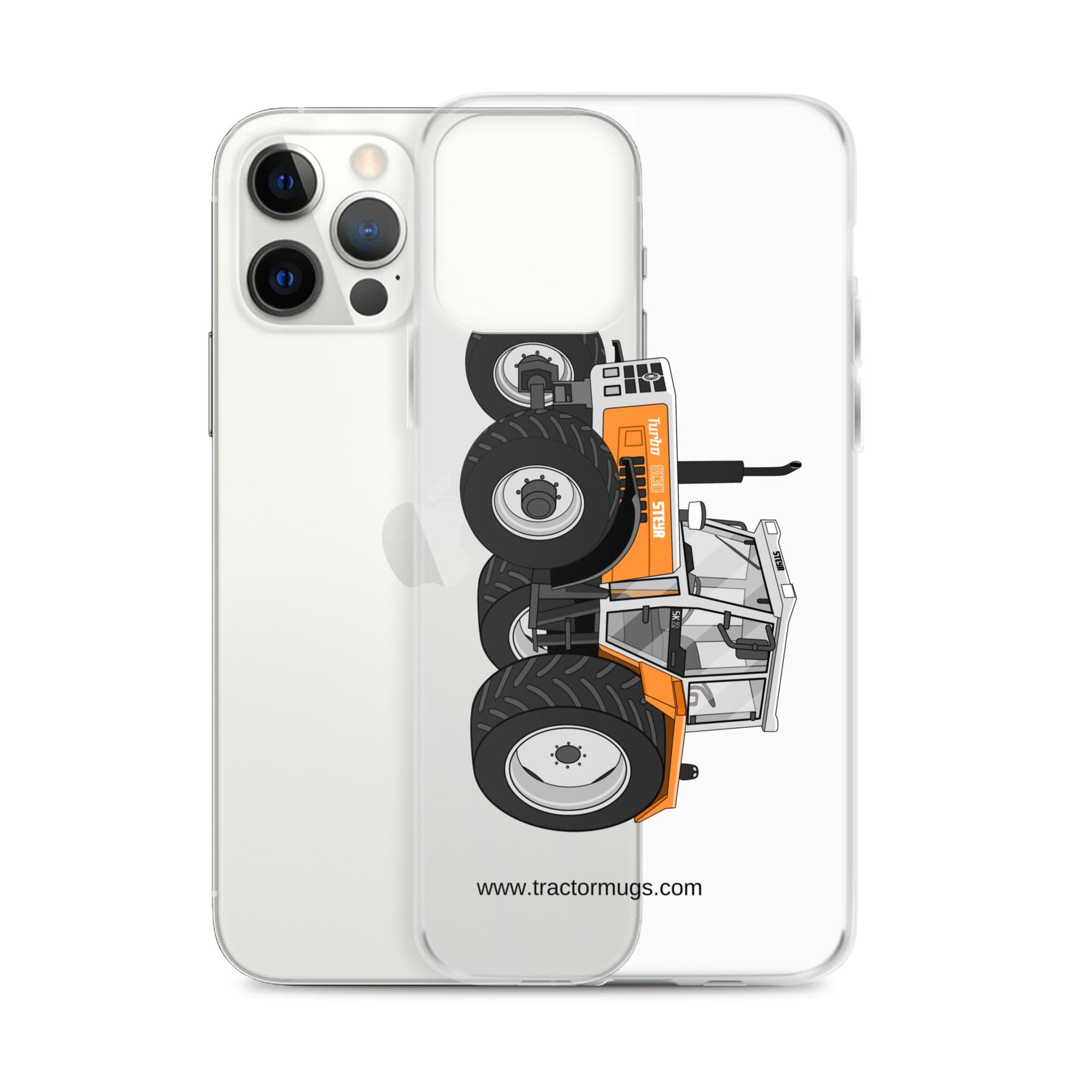 The Tractor Mugs Store Steyr SK 8130 Kommunal | Clear Case for iPhone® Quality Farmers Merch