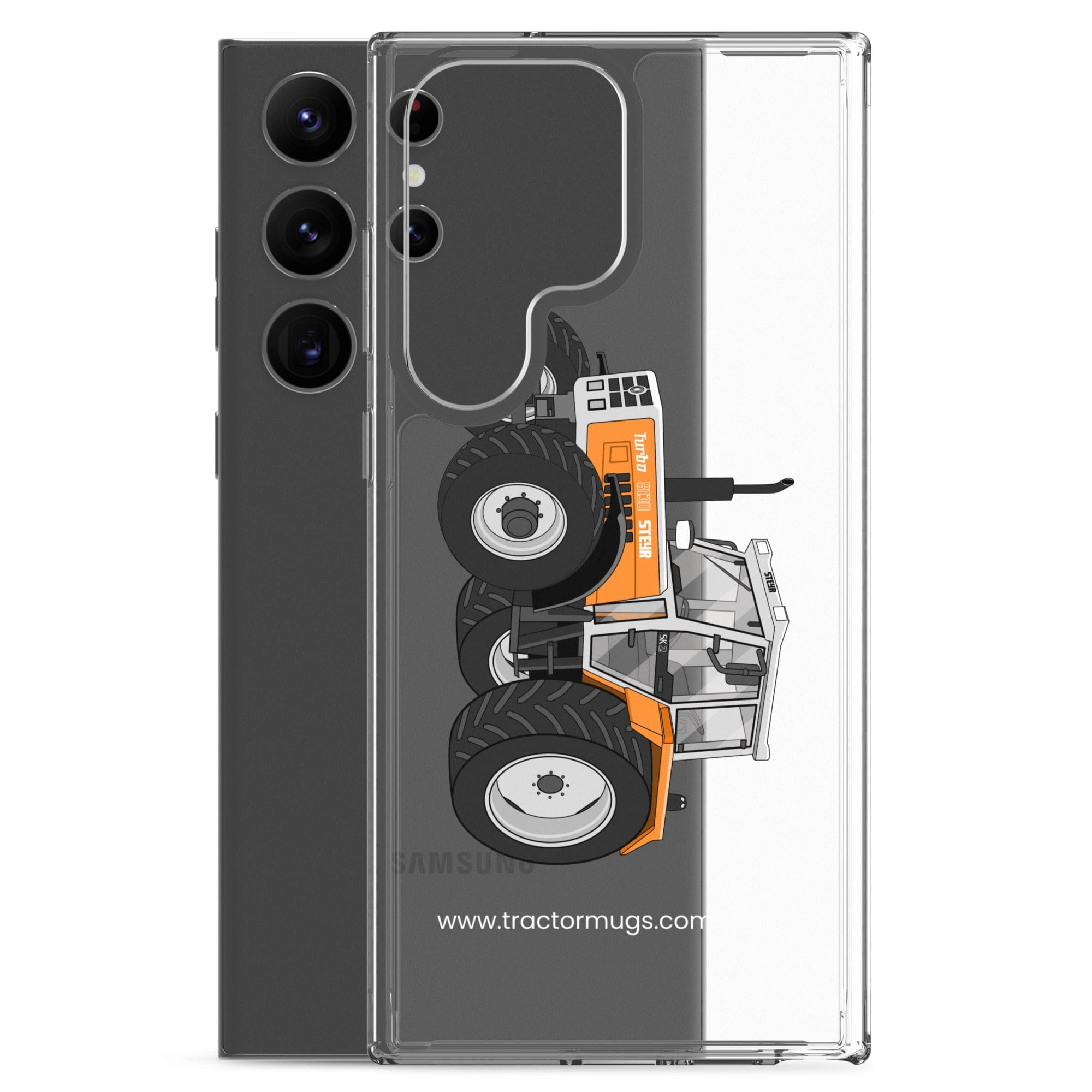 The Tractor Mugs Store Steyr SK 8130 Kommunal | Clear Case for Samsung® Quality Farmers Merch