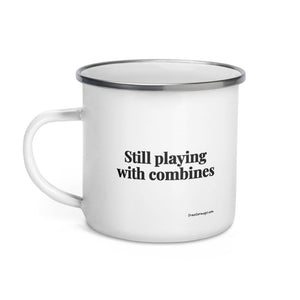 The Tractor Mugs Store Still Playing With Combines | Enamel Mug Quality Farmers Merch