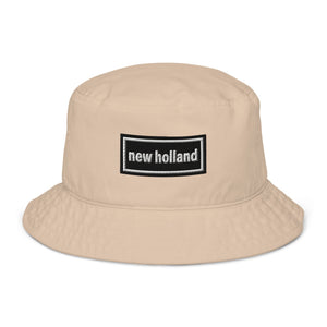The Tractor Mugs Store Stone Oasis Style New Holland | Organic bucket hat Quality Farmers Merch