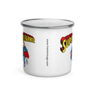 The Tractor Mugs Store SUPER FARMER | Enamel Mug Quality Farmers Merch