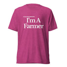 The Tractor Mugs Store T-Shirt Berry Triblend / XS I'M A FARMER | T-shirt Quality Farmers Merch