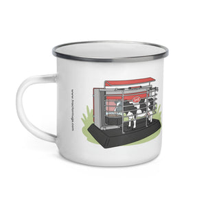The Tractor Mugs Store The 'Robotman' Dairy Farmer | Enamel Mug Quality Farmers Merch