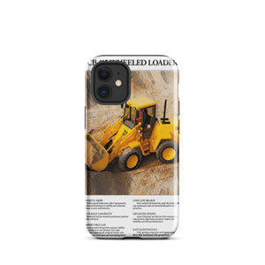 The Tractor Mugs Store Tough Case for iPhone® iPhone 12 mini JCB 415 Loader Advert | Tough Case for iPhone® Quality Farmers Merch