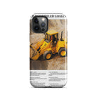 The Tractor Mugs Store Tough Case for iPhone® iPhone 12 Pro JCB 415 Loader Advert | Tough Case for iPhone® Quality Farmers Merch