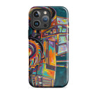 The Tractor Mugs Store Tough Case for iPhone® iPhone 16 Pro Max Deutz Fahr DX 140 | Splash Art Tough Case for iPhone® Quality Farmers Merch