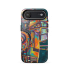 The Tractor Mugs Store Tough Case for iPhone® iPhone 17 Air Deutz Fahr DX 140 | Splash Art Tough Case for iPhone® Quality Farmers Merch