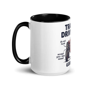 The Tractor Mugs Store Tractor Driving Tips | Mug with Color Inside Quality Farmers Merch