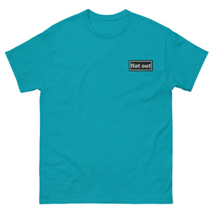 The Tractor Mugs Store Tropical Blue / S 'OASIS' Flat Out Unisex Classic Tee Quality Farmers Merch
