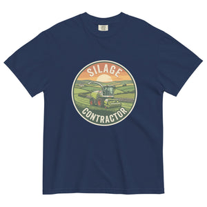 The Tractor Mugs Store True Navy / S Claas Silage Contractor | Unisex Premium  T-Shirt Quality Farmers Merch