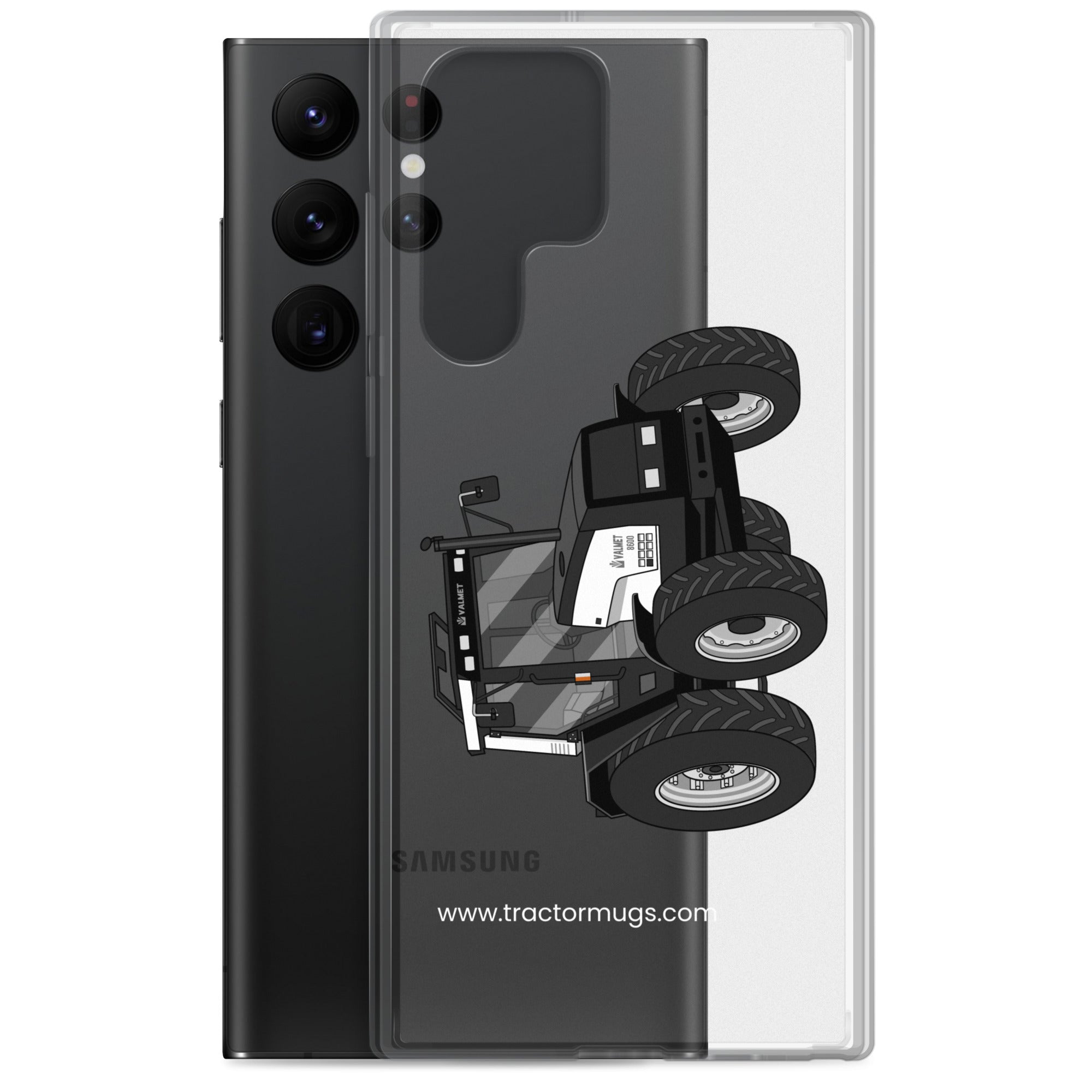 The Tractor Mugs Store Valmet Mega 8600 | Clear Case for Samsung® Quality Farmers Merch