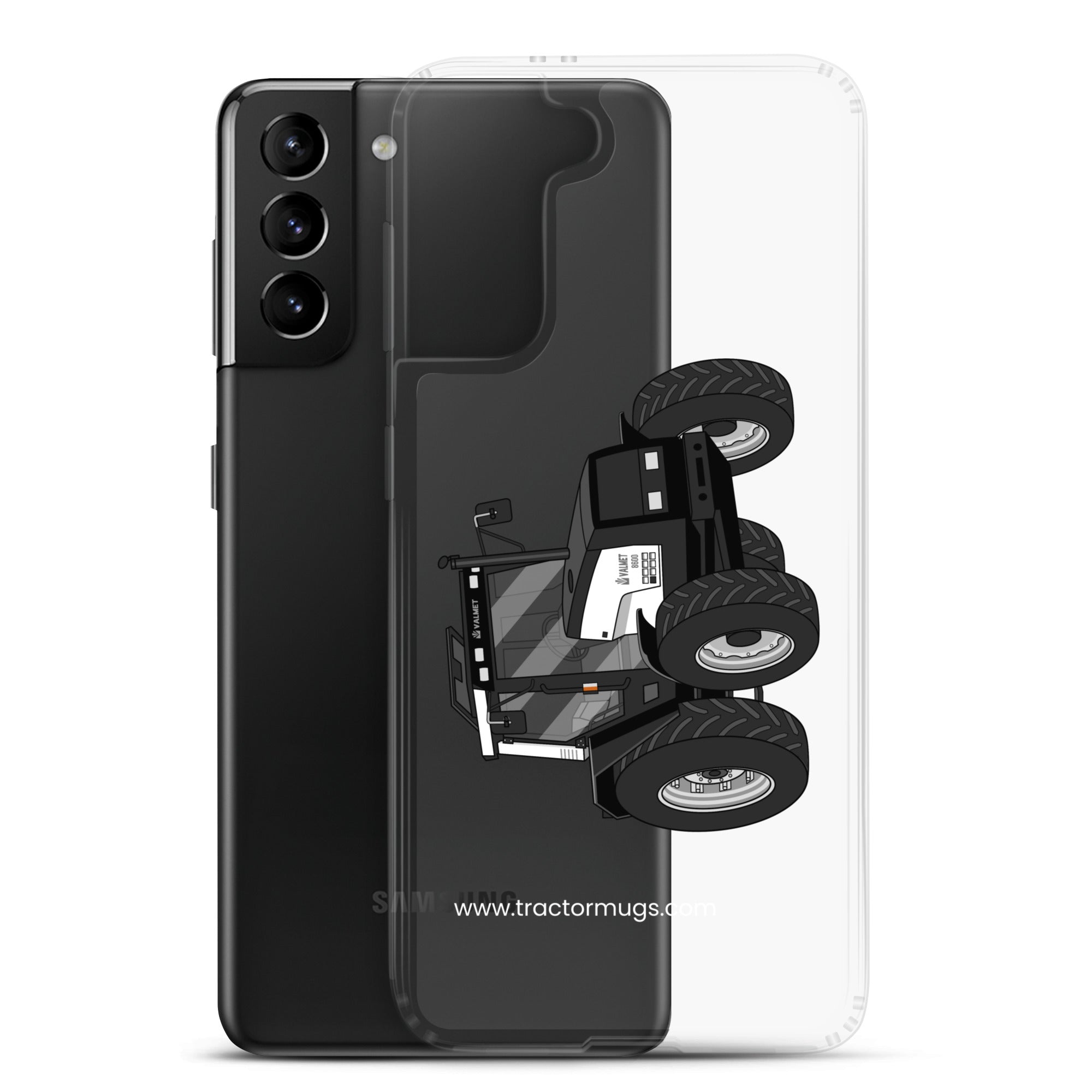 The Tractor Mugs Store Valmet Mega 8600 | Clear Case for Samsung® Quality Farmers Merch