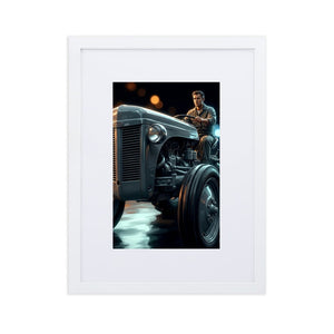 The Tractor Mugs Store White Ferguson TE20 | Framed Poster Quality Farmers Merch