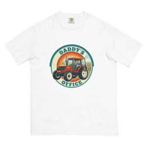 The Tractor Mugs Store White FIATAGRI F130 DADDY'S OFFICE Retro | Unisex Premium T-shirt Quality Farmers Merch