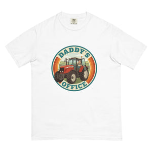 The Tractor Mugs Store White Massey Ferguson 6480 DADDY'S OFFICE Retro | Unisex Premium T-shirt Quality Farmers Merch