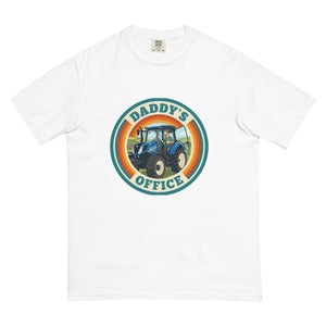 The Tractor Mugs Store White New Holland T7.210 DADDY'S OFFICE Retro | Unisex Premium T-shirt Quality Farmers Merch