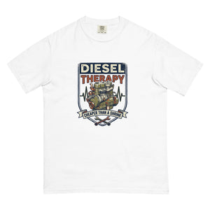 The Tractor Mugs Store White / S Diesel Therapy | Unisex Premium T-shirt Quality Farmers Merch