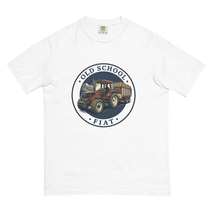 The Tractor Mugs Store White / S FIATAGRI F140 OLD SCHOOL FIAT Engraving | Unisex Premium T-shirt Quality Farmers Merch