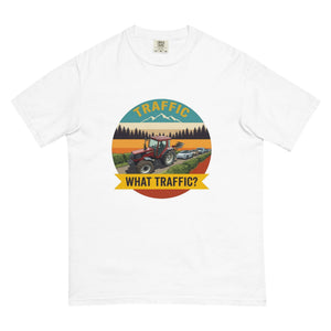 The Tractor Mugs Store White / S FIATAGRI F140 TRAFFIC WHAT TRAFFIC? Outdoor | Unisex Premium T-shirt Quality Farmers Merch