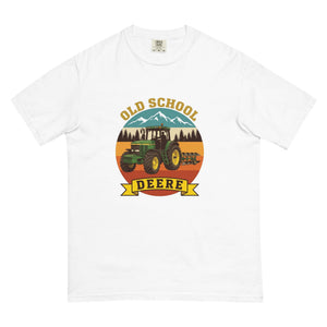 The Tractor Mugs Store White / S John Deere 7810 OLD SCHOOL DEERE Outdoor | Unisex Premium T-shirt Quality Farmers Merch