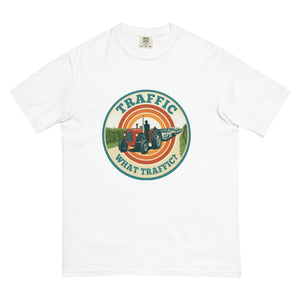 The Tractor Mugs Store White / S Massey Ferguson 35X TRAFFIC WHAT TRAFFIC? Retro | Unisex Premium T-shirt Quality Farmers Merch