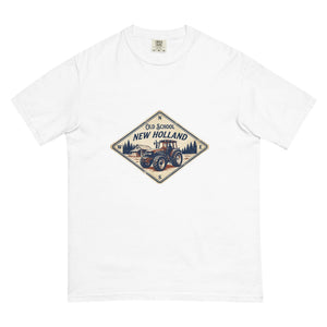 The Tractor Mugs Store White / S New Holland TM 135 OLD SCHOOL NEW HOLLAND Heritage | Unisex Premium T-shirt Quality Farmers Merch