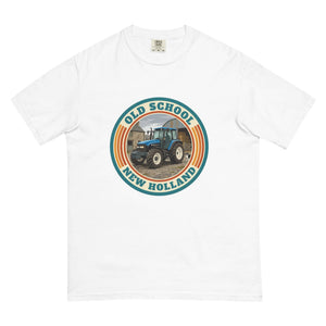 The Tractor Mugs Store White / S New Holland TM 135 OLD SCHOOL NEW HOLLAND Retro | Unisex Premium T-shirt Quality Farmers Merch