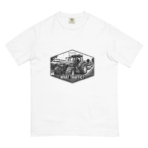 The Tractor Mugs Store White / S New Holland TM 155 TRAFFIC WHAT TRAFFIC? Moose | Unisex Premium T-shirt Quality Farmers Merch