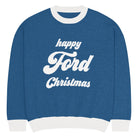 The Tractor Mugs Store XL Happy Ford Christmas Jumper | Relaxed Fit Knitted Crew Neck Sweater Quality Farmers Merch