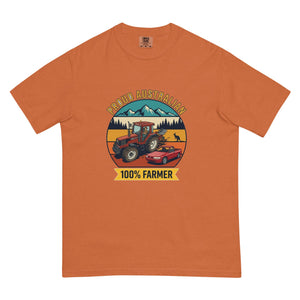 The Tractor Mugs Store Yam FIATAGRI F140 PROUD AUSTRALIAN 100% FARMER Outdoor | Unisex Premium T-shirt Quality Farmers Merch
