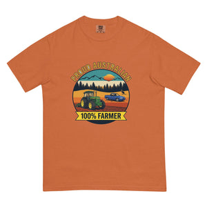 The Tractor Mugs Store Yam John Deere 3350 PROUD AUSTRALIAN 100% FARMER Outdoor | Unisex Premium T-shirt Quality Farmers Merch