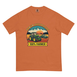 The Tractor Mugs Store Yam John Deere 6930 PROUD AUSTRALIAN 100% FARMER Outdoor | Unisex Premium T-shirt Quality Farmers Merch