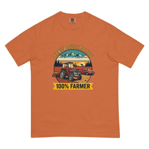 The Tractor Mugs Store Yam Massey Ferguson 135 PROUD AUSTRALIAN 100% FARMER Outdoor | Unisex Premium T-shirt Quality Farmers Merch